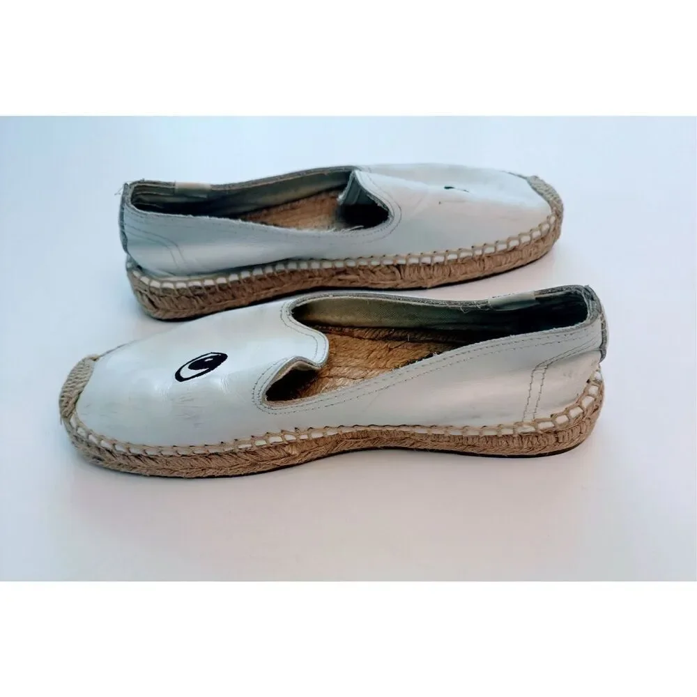 Soludos Jason Polan Wink Embroidered Leather Espadrilles Women’s Size 7‎ Shoes